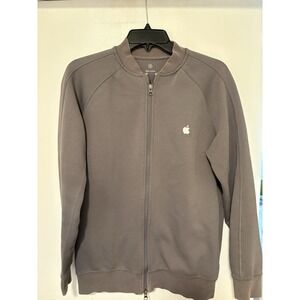 Gray Apple Store Employee Zip up Jacket Med